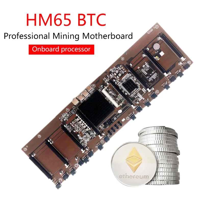 

HM65, прямая вставка, восемь слотов для карт, Твердотельный конденсатор BTC B250 B85, поддержка нескольких карт, материнская плата 1600 1333 1066