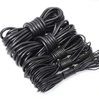 5m diy leather rope cowhide rope leather rope wholesale black round bracelet necklace rope jewelry handmade accessories material