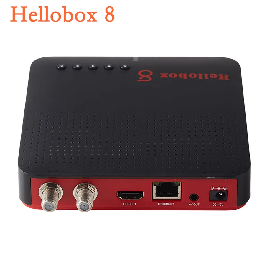 Hellobox 8 приемник спутникового DVB-T2 DVB S2 комбо ТВ Box тюнер Поддержка Играть на