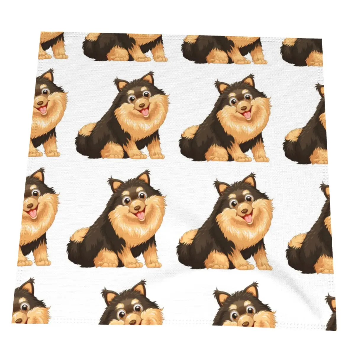 

Cartoon Dogs Pattern 50x50cm Polyester Napkins Dining Table Cloth Napkins For Holiday Placemat Napkins Decoration