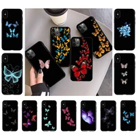 beautiful butterfly phone case fashion knockproof case for iphone 11 8 7 6s plus x xs max 5s se 2020 11 12pro max xr coque