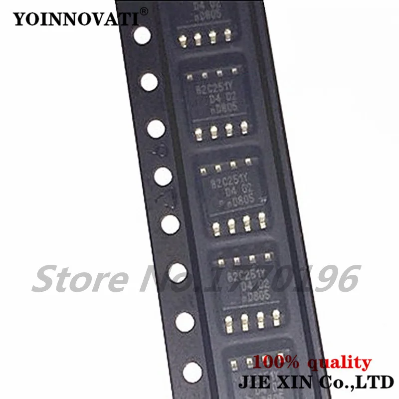 10 шт. PCA82C251T PCA82C251 SOP8 SOP 82C251Y A82C25 новый оригинальный |