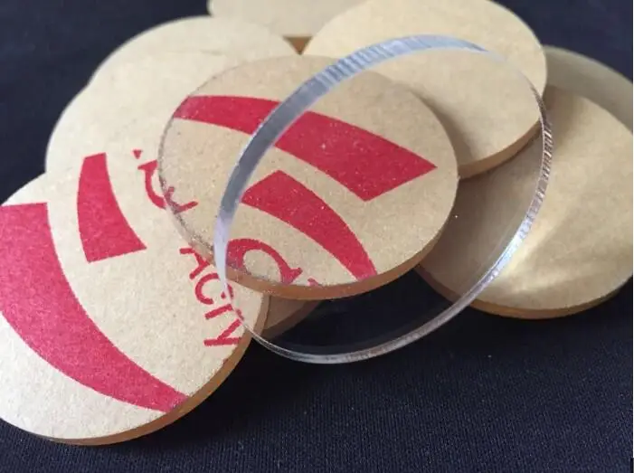 4 мм 30 шт. высокая прозрачность акриловый круглый твердый пластик Оргстекло