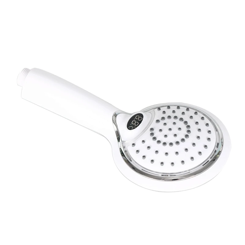 

Hand Held Digital Display Shower Head Three-color Temperature Sensor Showerhead Replaceable Bathroom Accessories Wholesale