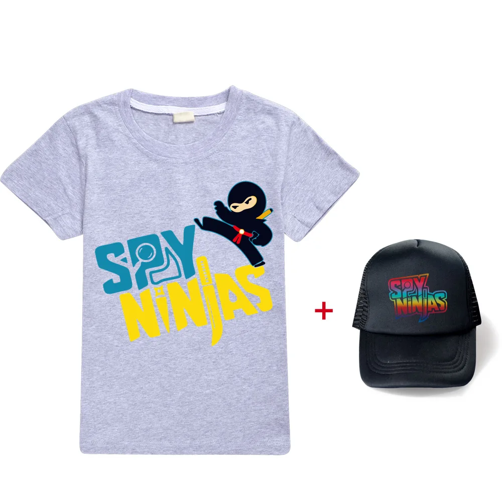 SPY NINJAS Toddler Girl Summer Clothes 2021 Cotton Graphic T Shirts 3D T Shirt Boys Short Sleeve Tshirt Yongth Clothing