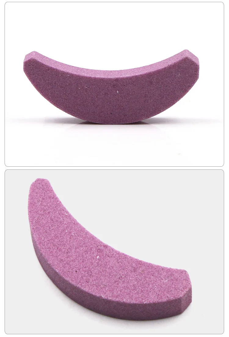 

Chain Grinding Stone Portable Chain Saw Sharpener Crescent Pink Chain Grinding Tool