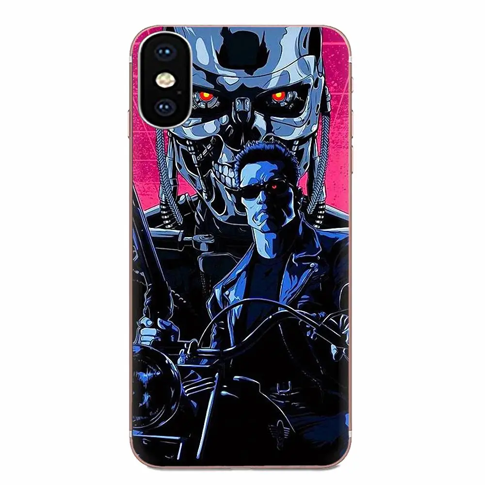 Мягкий хипстерский чехол из ТПУ для Apple iPhone 11 Pro X XS Max XR 4 4S 5 5C SE SE2 6 6S 7 8 Plus Terminator |
