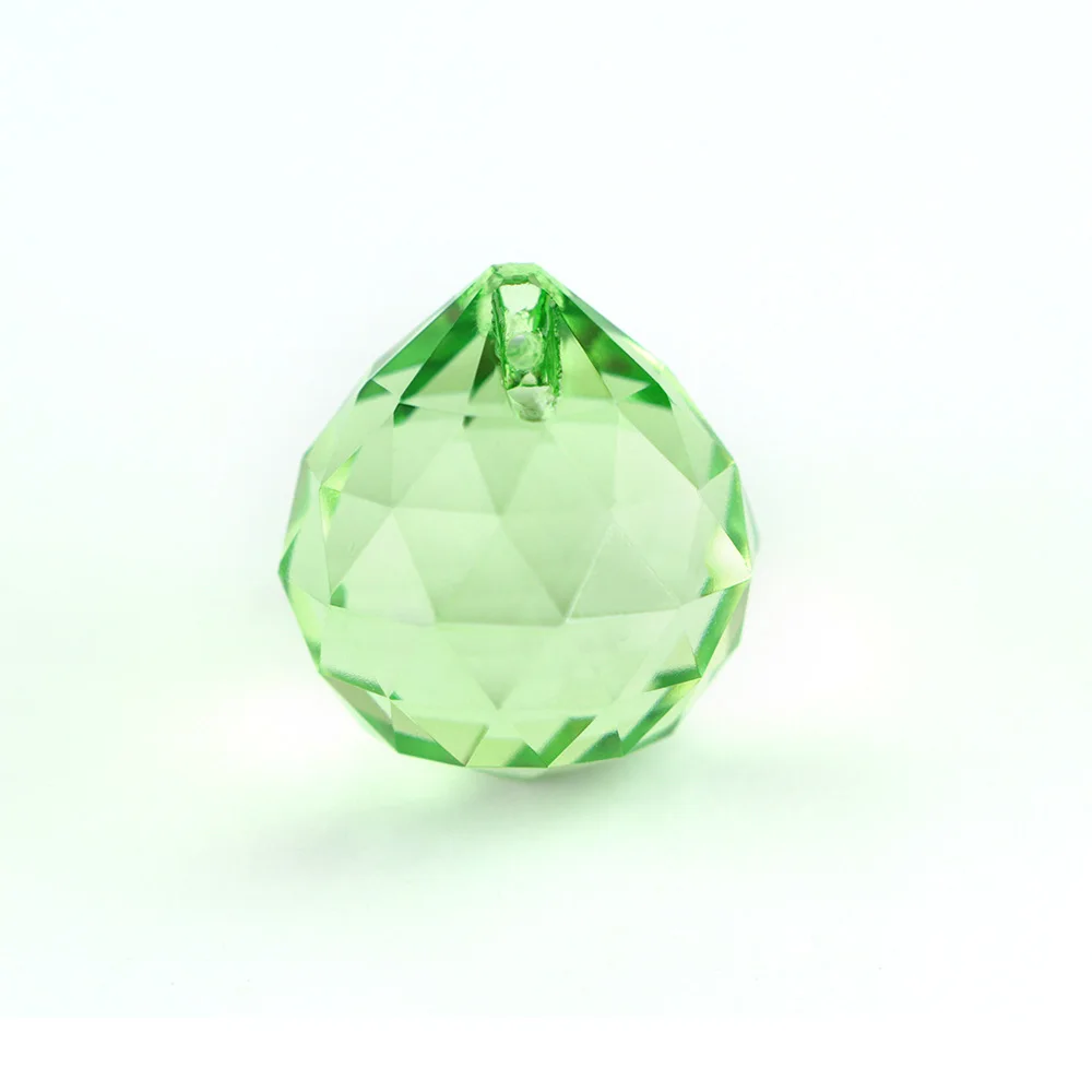 30 мм Светло-Зеленый горячая распродажа Качество Хрустальная люстра граненый