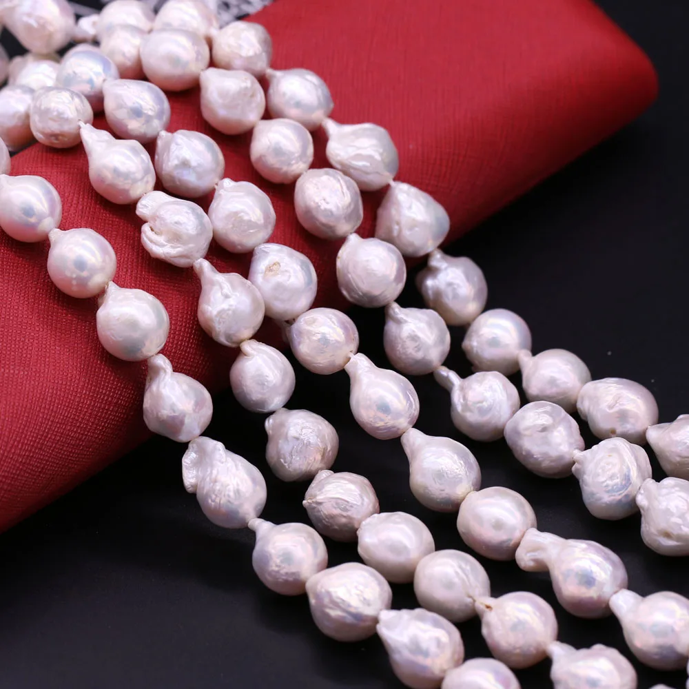 

Natural Pearl Irregular Large Nucleated Pearl Beads Beautifully Made DIY Fashion Charm Necklace Bracelet Jewelry Gift
