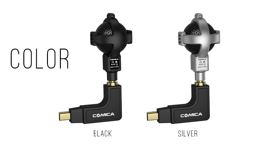 COMICA CVM-VG05 шарообразный стерео видео микрофон интервью микрофон для камер GoPro Hero 3 3+ 4 5