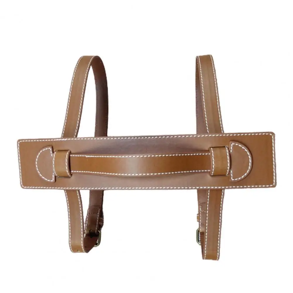 

Carry Strap Wide Application Elastic Faux Leather Adjustable Buckle Durable Blanket Belt for Travel Leathercraft Tool Sets