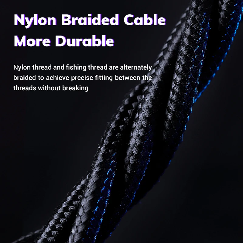 TOPK AM60 3rd Magnetic Micro USB Cable Nylon Fast Charge Data for Xiaomi Samsung Huawei Charging Cable|Кабели для мобильных