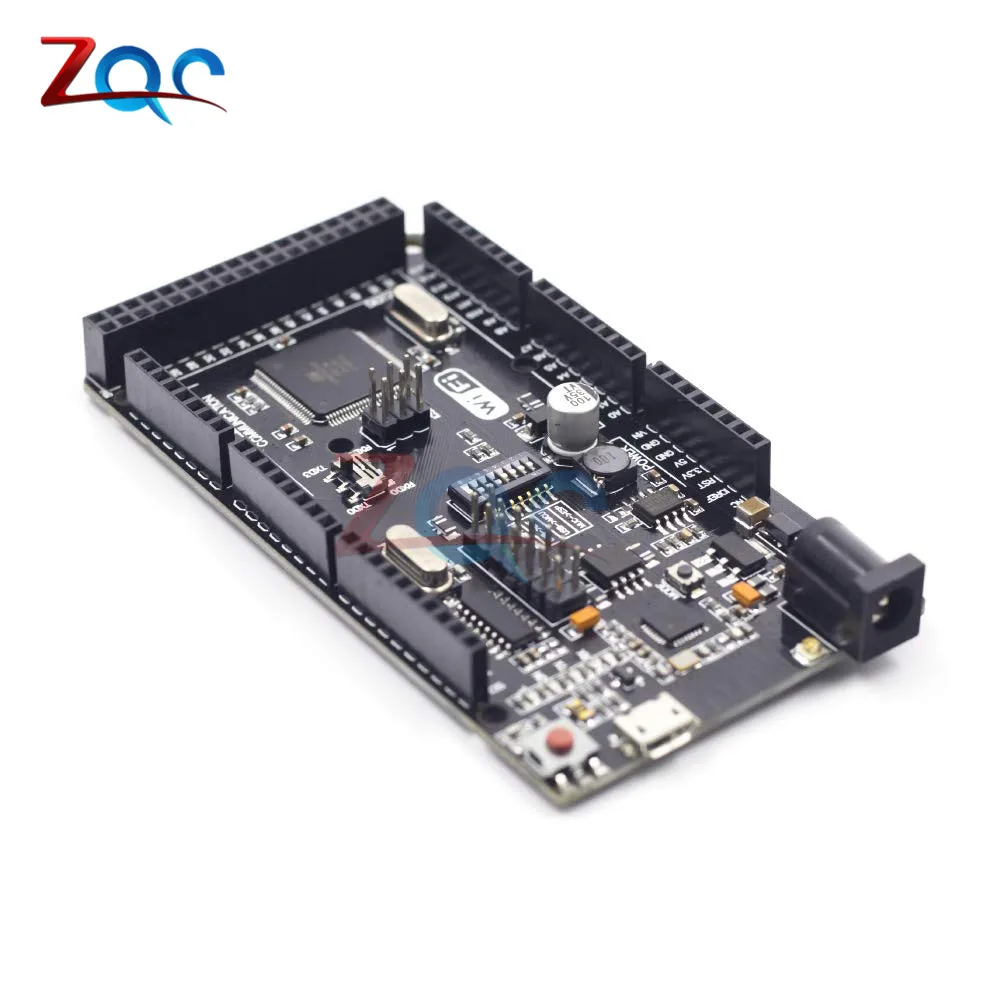 Mega2560+ WiFi R3 ATmega2560+ ESP8266 32 Мб USB-TTL памяти CH340G Совместимость с Arduino Mega NodeMCU для WeMos ESP8266