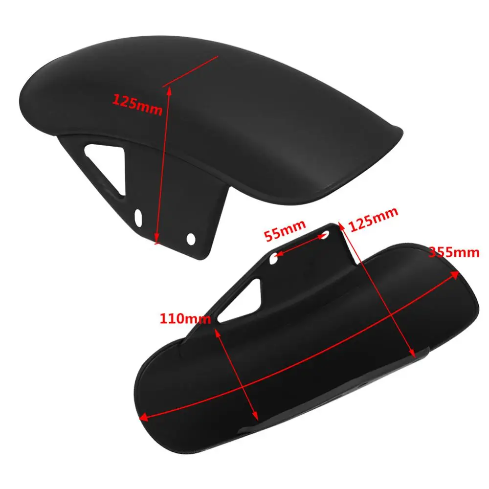 

Motorcycle Front Fender for Suzuki GN125 GN250 Mud Flap Guard Fairing Mudguard Fairing Mud Flaps Splash Guard Wheel Cover Black