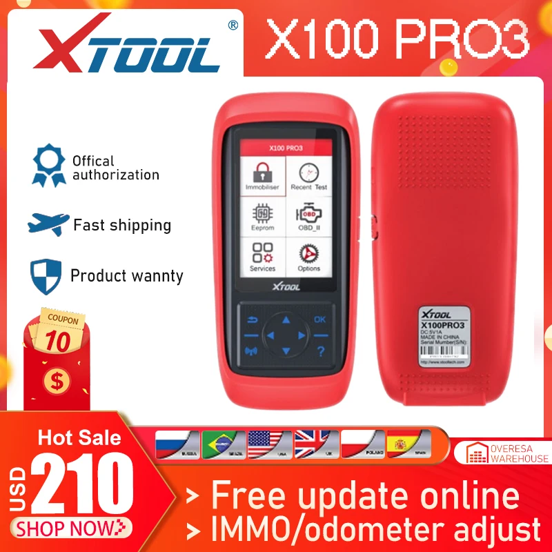 XTOOL X100 PRO3 OBD2 автомобильный сканер кода диагностический инструмент
