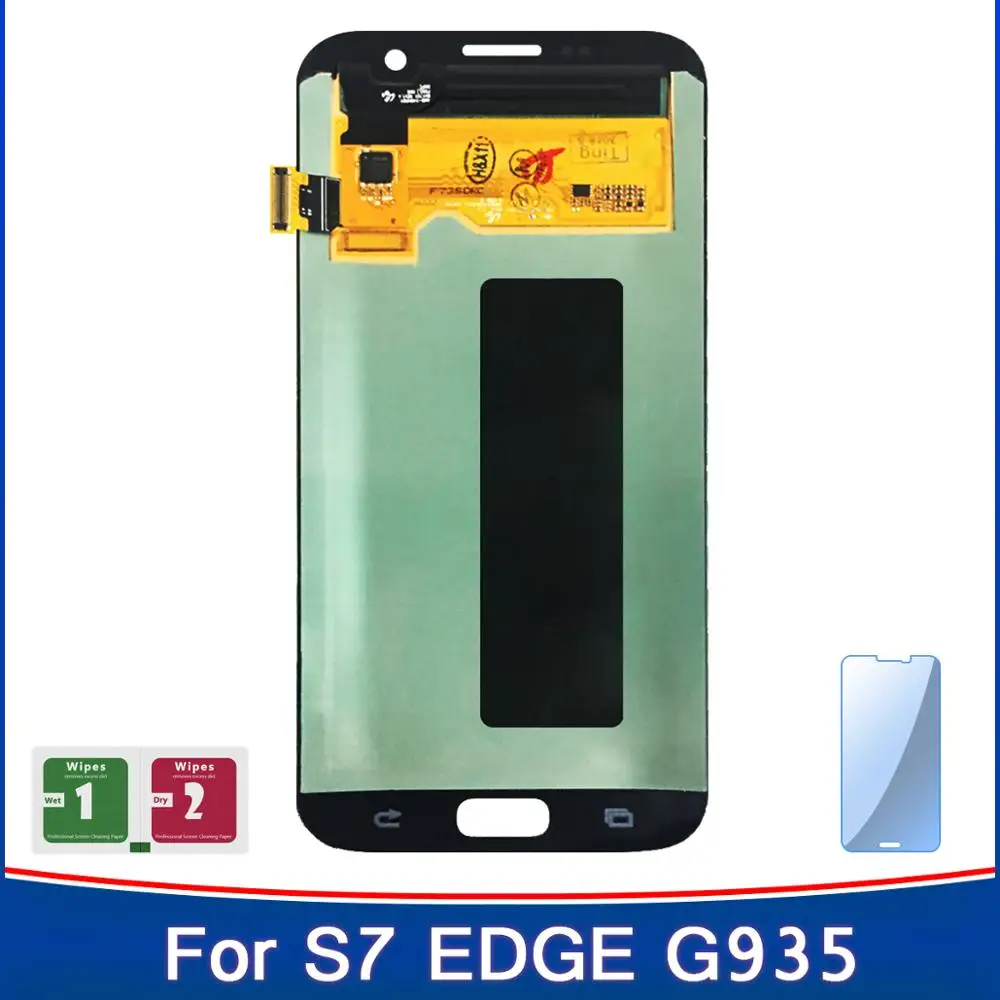 100% новый высококачественный ЖК дисплей для Samsung Galaxy S7 Edge G935F G935A G935FD G935P сенсорный