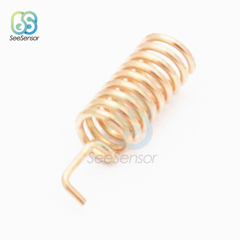 

10Pcs/lot SW915-TH12 915MHz 12.5mm Helical Antenna Copper Spring Antenna for Wireless RF Module