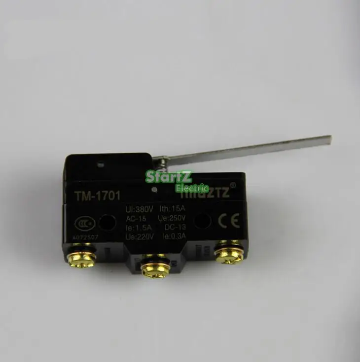 10 шт. Φ micro Switch длинный шарнирный рычажок