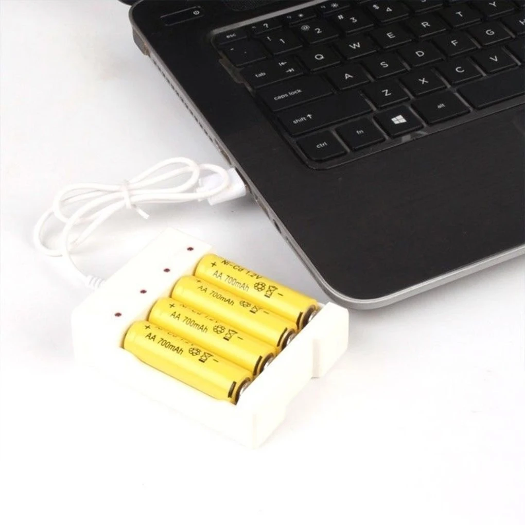 USB 4 слота Быстрая зарядка зарядное устройство защита от короткого замыкания AAA и