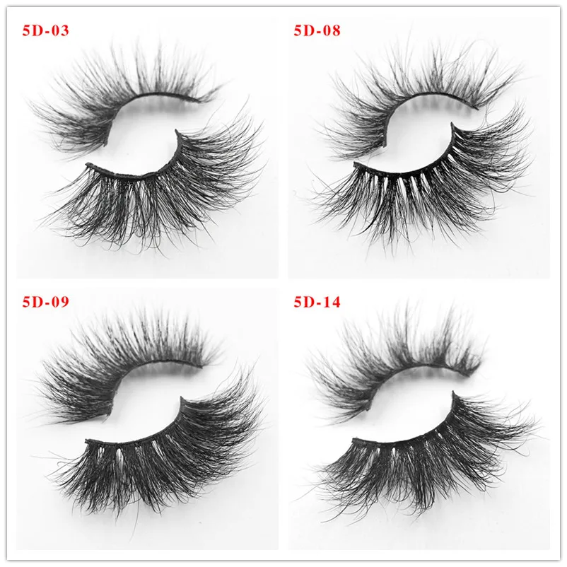 

Wholesale Eyelashes 10/20/30/50//100 Pairs 5D Mink Lashes Bulk Dramatic 25mm Fake False Eyelashes 25mm Lash Vendor Makeup