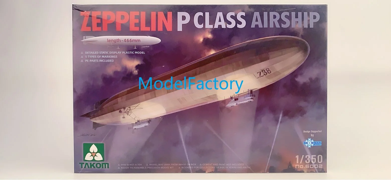 TAKOM 6002 1/350 Zeppelin P Class Airship Model Kit