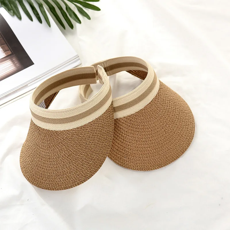 Женская летняя шляпа-козырек от солнца с широкими полями | Аксессуары для одежды