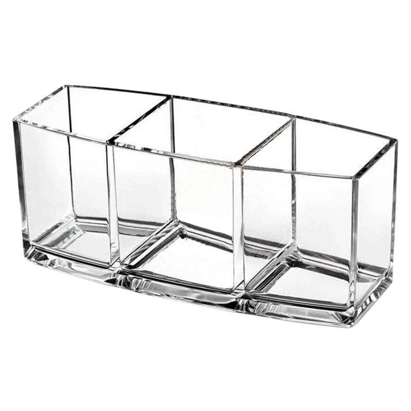 

2Pcs Makeup Organizer,Cosmetic Box,Makeup Organizer with 3 Compartmentsto Store Makeup,Cosmetics and Beauty Products