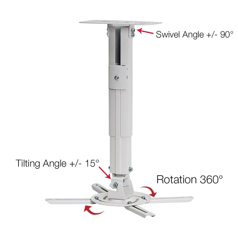 

Free Shipping PMB305 Universal Scalable Projector Mount Adjustable Mount General Projector Mount Bracket Max Support 8KG Weight