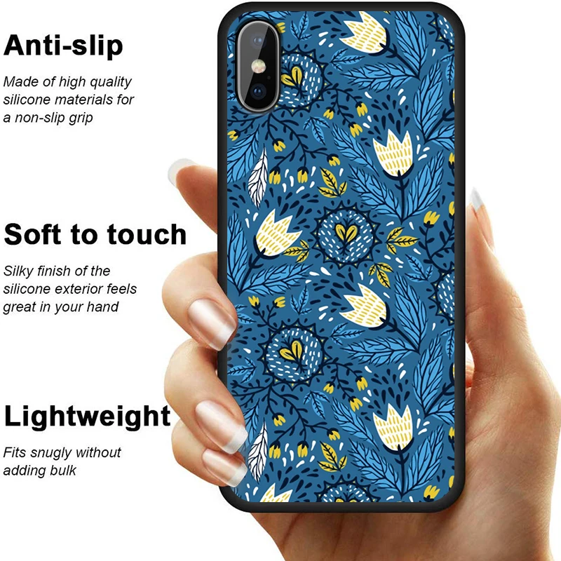 flower Case For Samsung Galaxy A7 2018 Phone Cover Silicone A8 A9 A750 A750F 6.0 Inch | Мобильные телефоны и аксессуары