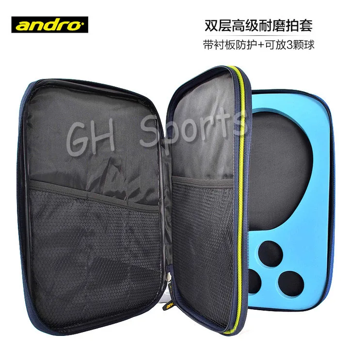 Andro Original Table Tennis Bag (Double layer with Support inside) Ping Pong Case Tenis De Mesa | Спорт и развлечения
