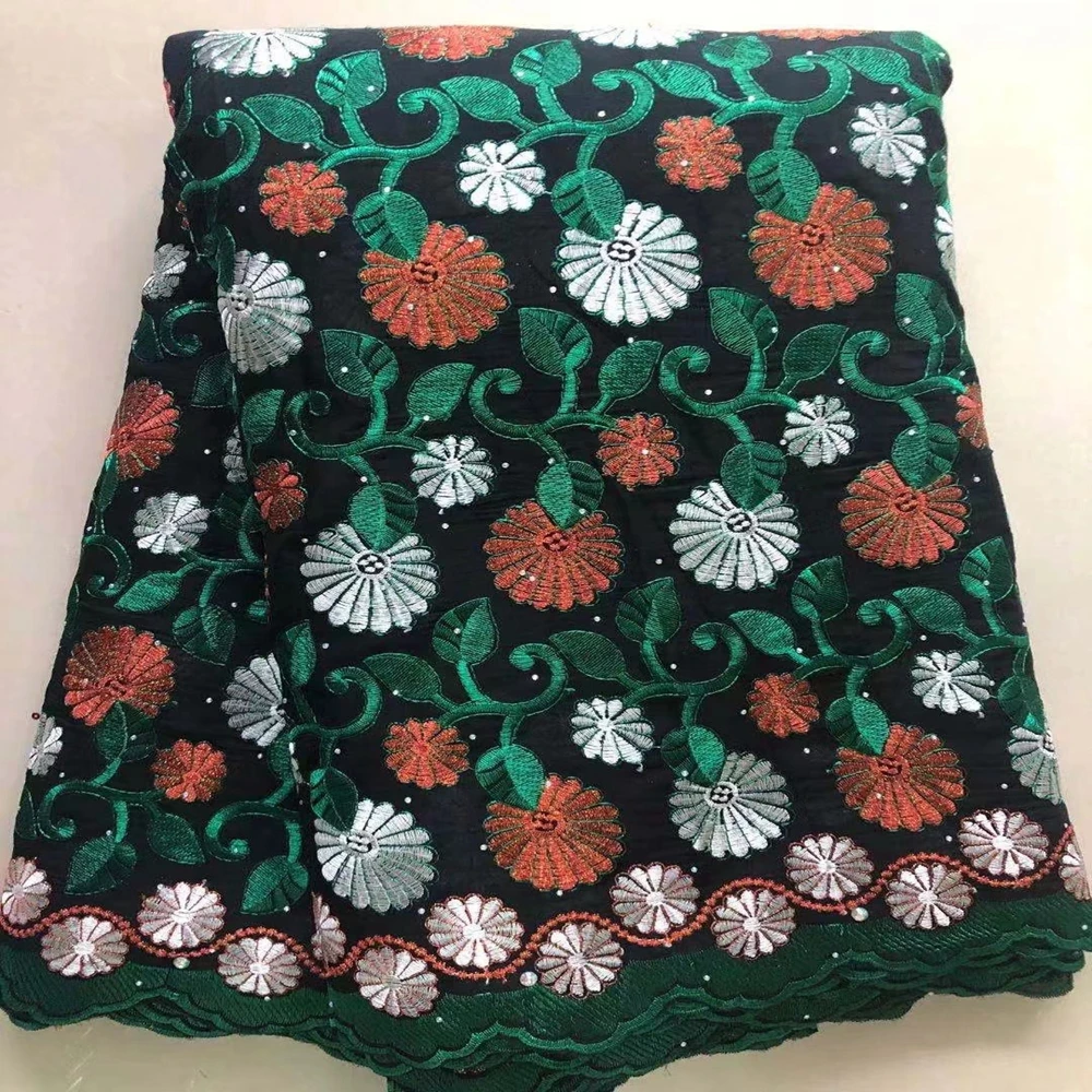 

JNP Swiss Lace Fabric New Dubai Heavy Embroidery African Cotton in Switzerland