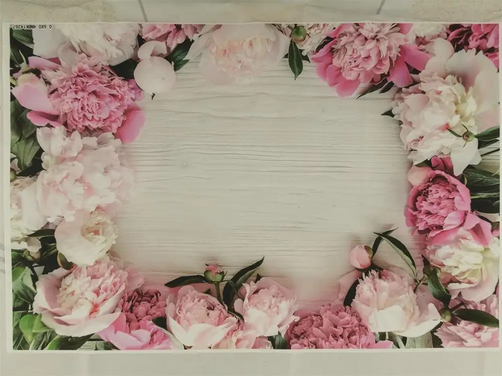 Фон для фотосъемки Laeacco с изображением деревянной доски цветов цветущей травы