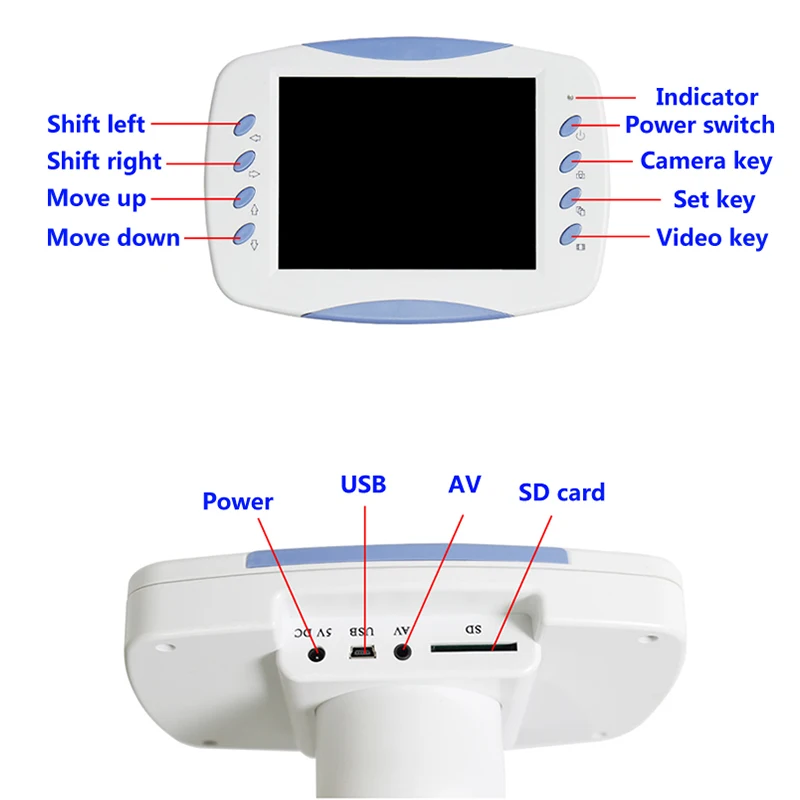 5MP зум 200X-5000X профессиональный электронный цифровой HD биологический лабораторный
