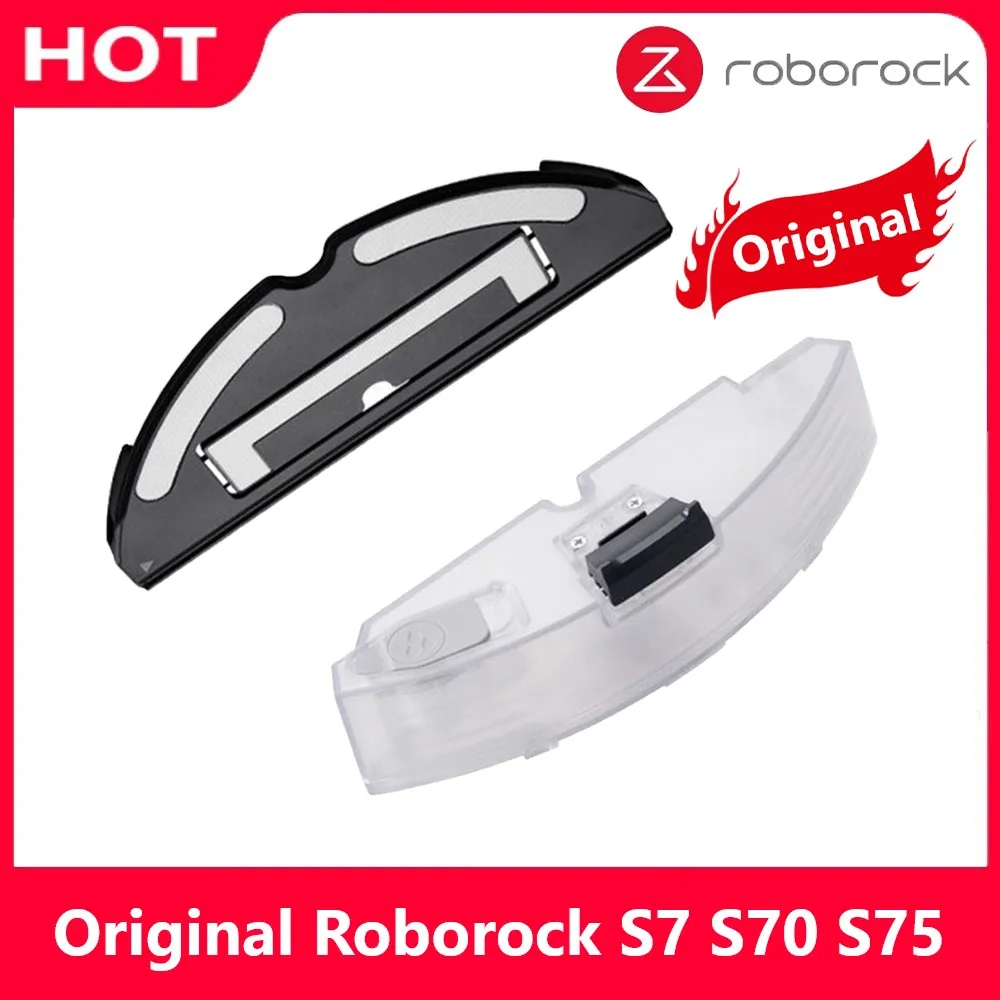 

Original Roborock S7 Electrically Controlled Water Tank Mops Cloth Mount Dust Box Spare Parts Vacuum Cleaner Accessories