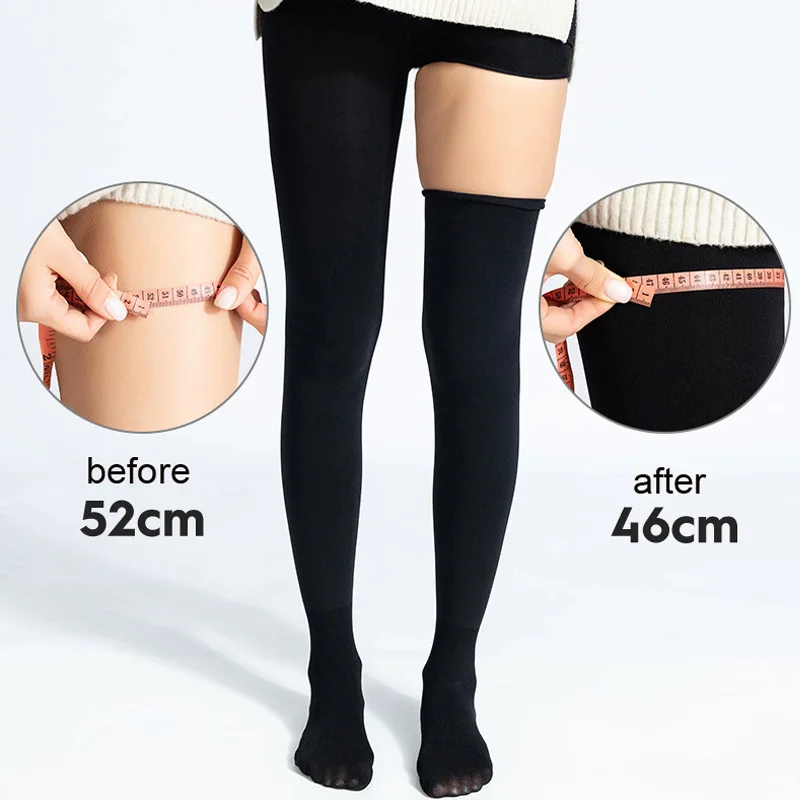 Black 800D Compression Pantyhose Women Tights 150g Women Spring Autumn Calorie Burn Stockings Slim Leg Shaping medias de mujer