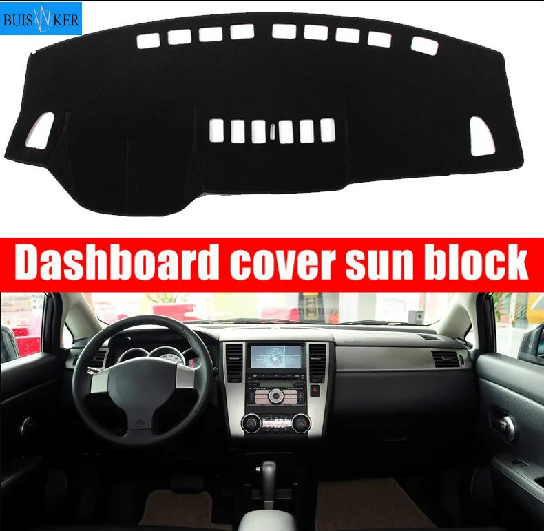 

Car Dashboard Cover For Nissan Tiida C11 2007 2008 2009 2010 2011 Dash Mat Pad Sun Shade Dash Board Cover Instrument Platform