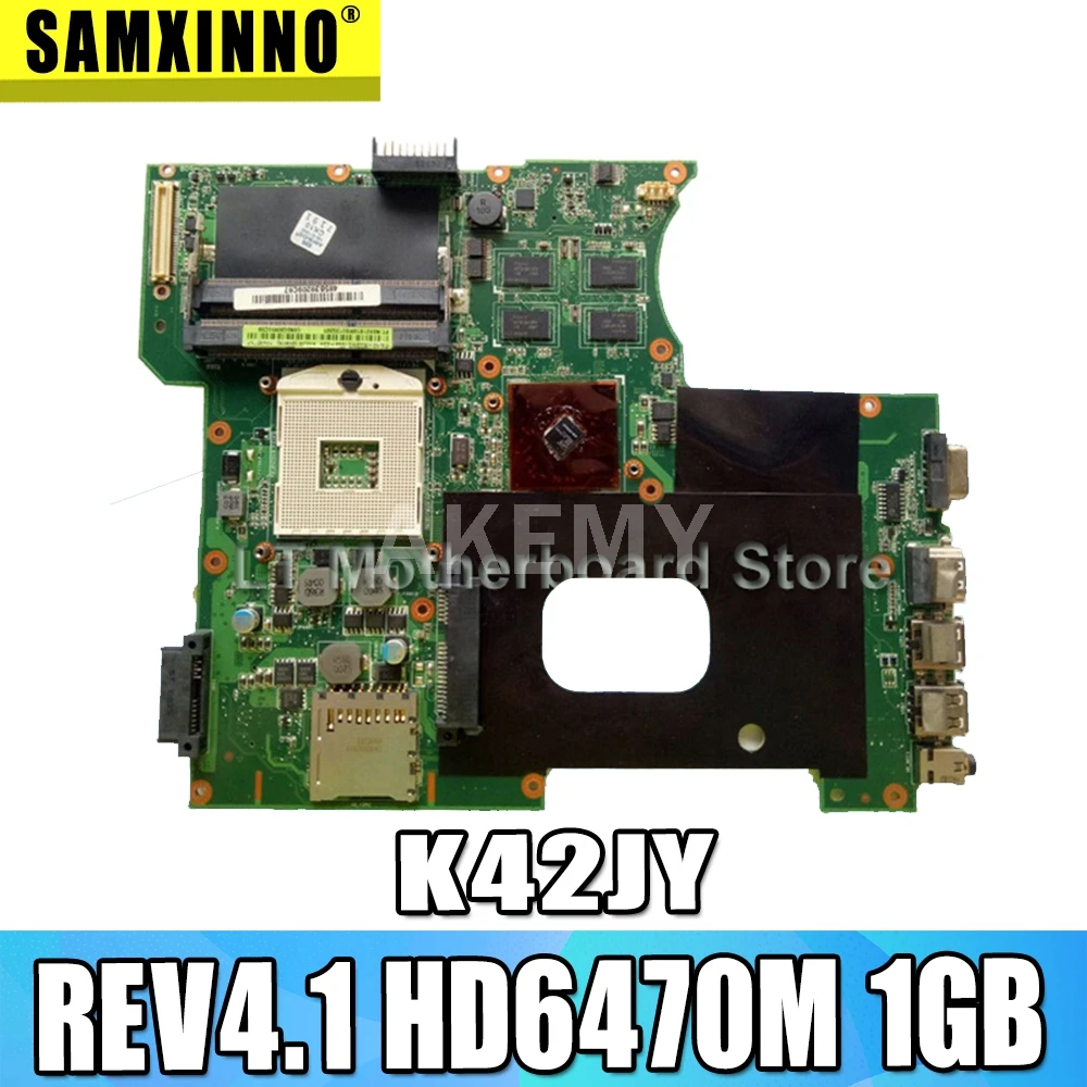 

K42JY материнская плата REV4.1 HD6470M 1 ГБ для For Asus X42J A42J K42JY материнская плата для ноутбука K42JY материнская плата K42JY Материнская плата Тест 100% ОК
