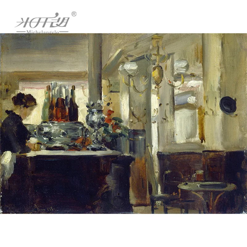 Микеланжело деревянные пазлы 500 1000 1500 штук Edouard Manet Ben Burke's Cafe Живопись Искусство