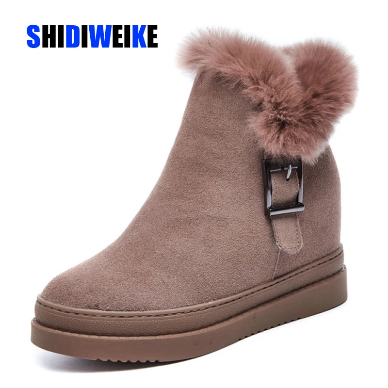 Женские зимние ботинки женские ботильоны из натуральной кожи коллекция 2019 года