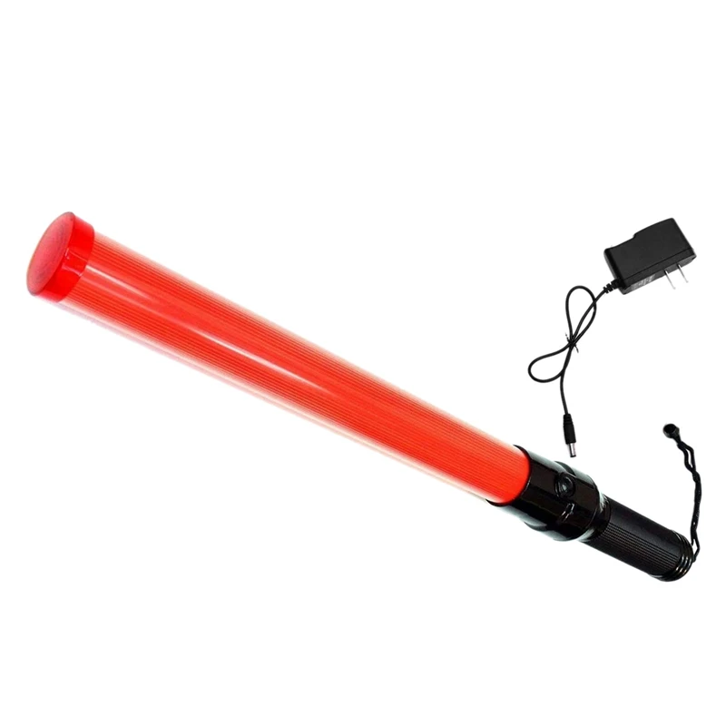 

Traffic Safety Rechargeable Flashing LED Light Control Wand Light for Outdoor Traffic Control Parking Guide with US Plug