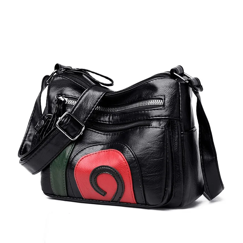 Сумки сумки на плечо для женщин маленькая мягкая кожаная сумка роскошные женские