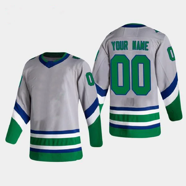 

Custom For Man America Ice Hockey Jersey Carolina Fans Stitch Jerseys AHO SVECHNIKOV STAAL SLAVIN White Green