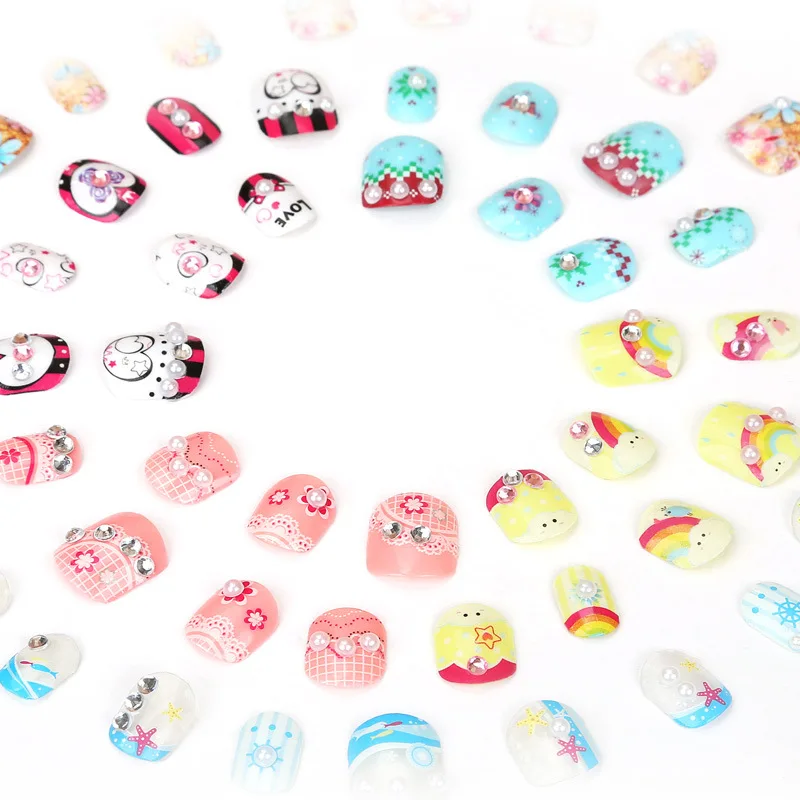 Nagel Designer  - Spielzeug für Mädchen Gefälschte Nagel Patch Maniküre Set Geschenk