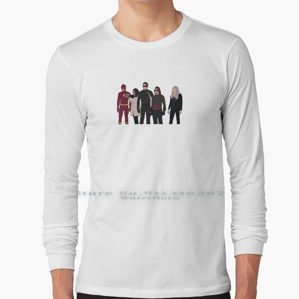 Командная футболка, 100% чистый хлопок, xxredпыль, Arrowverse, Барри Аллен, кайтлин, Фрост, Ральф, Дабни, дэборан, Cisco Ramon