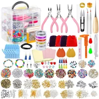 yeyulin jewelry making kit for complete bracelet making supplies tool with sturdy case for bracelet earrings making great gift