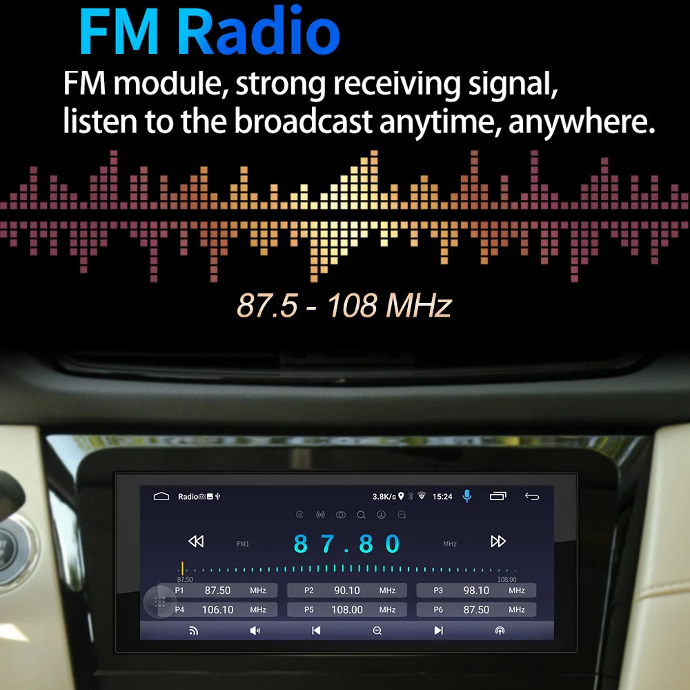 Автомобильный GPS-радиоприемник Android 10 1 2 DIN мультимедийный плеер универсальный