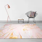 Абстрактный розовое золото мрамор нордические ковры модный ковер на пол ковер для девочек шторы для спальни гостиной прикроватный коврик коврики ковер