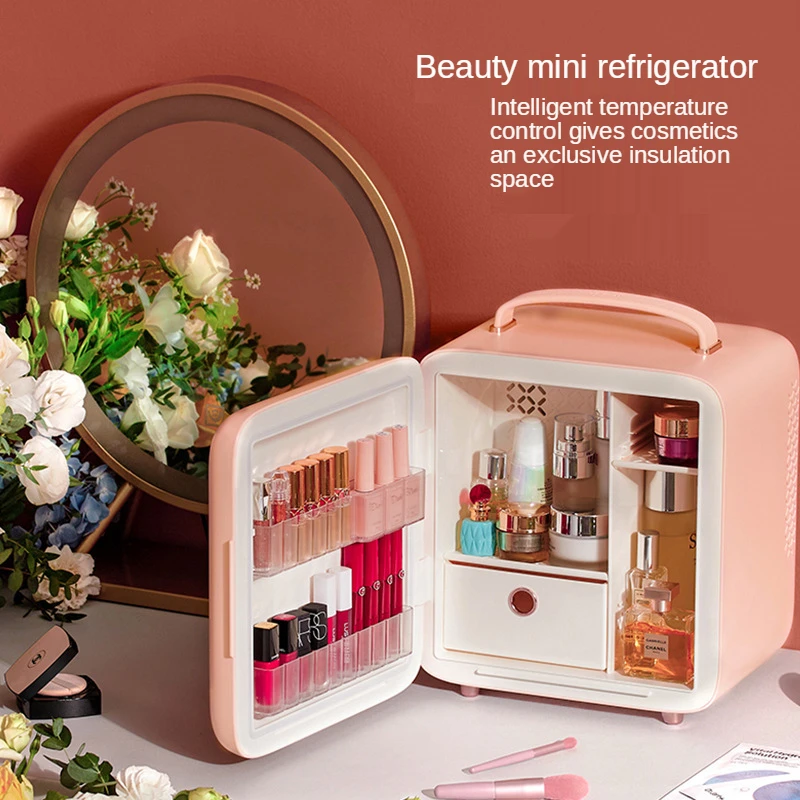구매 9L Small Cosmetics Fridge Refrigerator Compressor For Home Portable Makeup Fridge Small Refrigerator For Skin Care Products