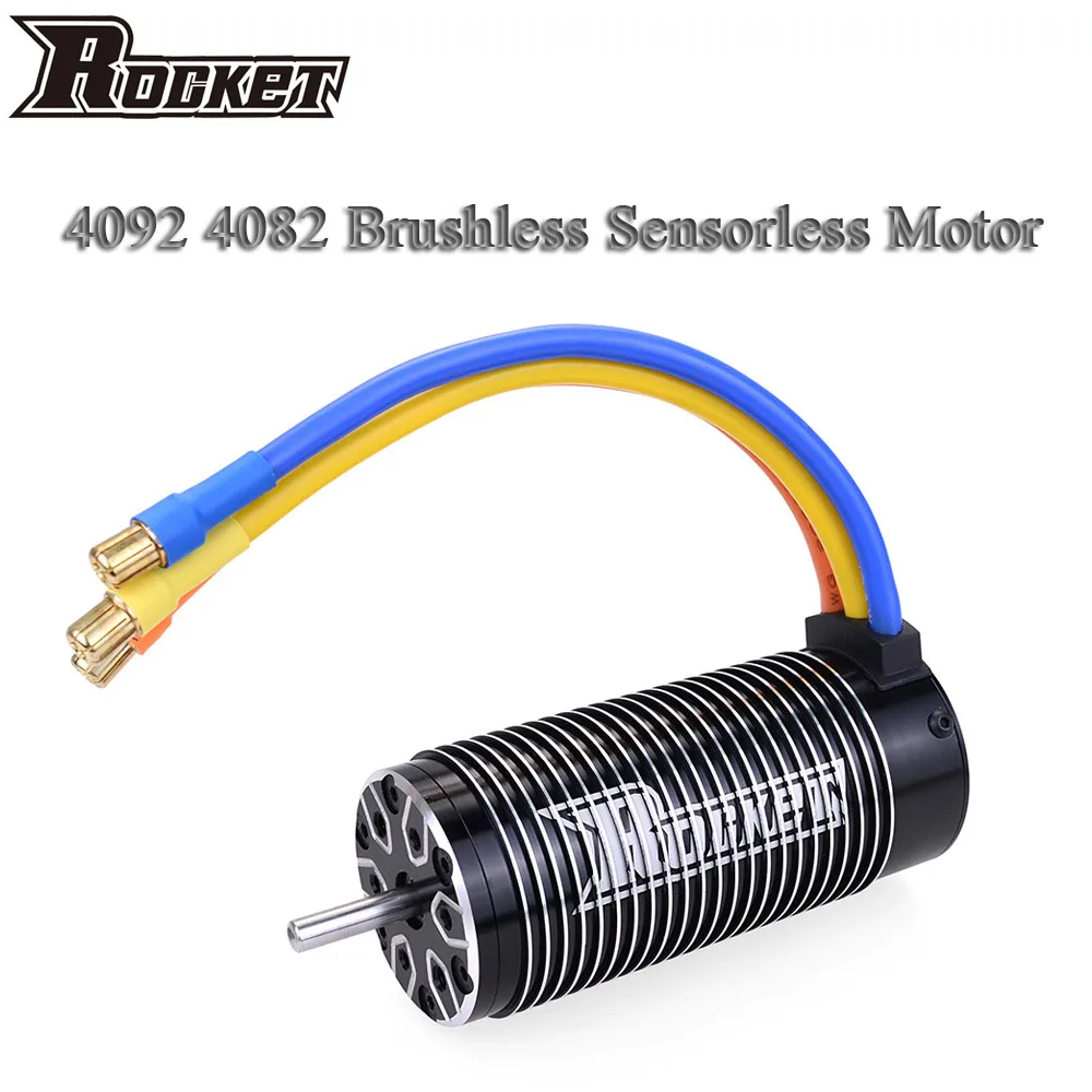 Rocket 4082 4092 1550KV 1650KV 1420KV 1720KV Brushless Sensorless Motor for 1/8 RC Drift Racing Monster Truck Off Road Car