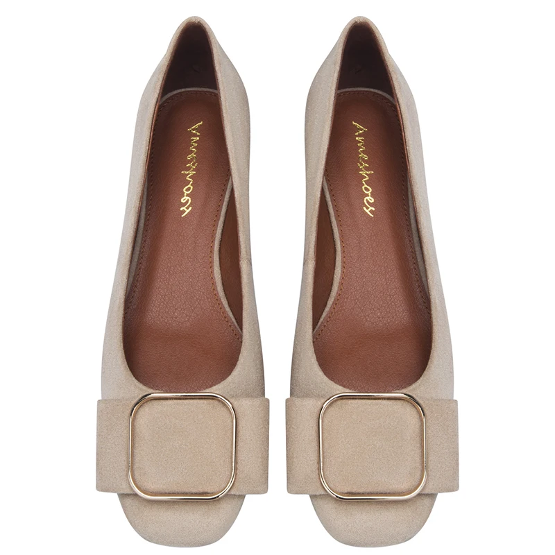 Обувь AME с закругленным носком бантом на квадратном каблуке повседневная обувь